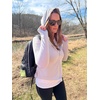 image:imageG4Free Skimetic Womens UPF 50 Sun Hoodie Shirts  Quick Dry Running Jacket Long Sleeve Rash Guard Zip Pocket Hiking AthleteGray