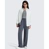 image:imageG4Free Smoofit Modal Soft Womens Wide Leg Sweatpants High Waisted Drawstring Side Slit Casual PantsDark Heather