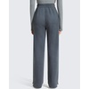 image:imageG4Free Smoofit Modal Soft Womens Wide Leg Sweatpants High Waisted Drawstring Side Slit Casual PantsDark Heather