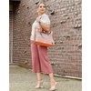 image:imageG4Free Capri Pants for Women Wide Leg Yoga Dress Capris with Pockets Cross Loose Casual Work Crop PantsCameo