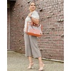image:imageG4Free Capri Pants for Women Wide Leg Yoga Dress Capris with Pockets Cross Loose Casual Work Crop PantsMocha