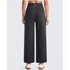 image:imageG4Free EverGoing Wide Leg Ankle Pants for Women 78 Length Yoga Dress Pants High Waist Stretch with Pockets Casual WorkCharcoal Heather
