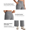 image:imageG4Free EverGoing Wide Leg Ankle Pants for Women 78 Length Yoga Dress Pants High Waist Stretch with Pockets Casual WorkGray Heather