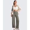 image:imageG4Free EverGoing Wide Leg Ankle Pants for Women 78 Length Yoga Dress Pants High Waist Stretch with Pockets Casual WorkMocha Brown