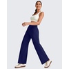 image:imageG4Free EverGoing Wide Leg Ankle Pants for Women 78 Length Yoga Dress Pants High Waist Stretch with Pockets Casual WorkRoyal Blue
