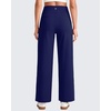 image:imageG4Free EverGoing Wide Leg Ankle Pants for Women 78 Length Yoga Dress Pants High Waist Stretch with Pockets Casual WorkRoyal Blue