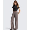 image:imageG4Free EverGoing Womens Wide Leg Dress Pants Pull On Stretchy High Waisted Casual Trousers with PocketsTaupe