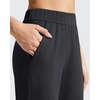 image:imageG4Free ShiftReady Womens Casual Pants with Pockets Wide Leg Elastic Waist Pants StretchBlack