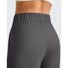 image:imageG4Free ShiftReady Womens Casual Pants with Pockets Wide Leg Elastic Waist Pants StretchDark Gray