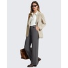 image:imageG4Free ShiftReady Womens Casual Pants with Pockets Wide Leg Elastic Waist Pants StretchDark Gray