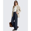image:imageG4Free ShiftReady Womens Casual Pants with Pockets Wide Leg Elastic Waist Pants StretchDark Navy