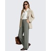 image:imageG4Free ShiftReady Womens Casual Pants with Pockets Wide Leg Elastic Waist Pants StretchGray Sage