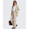 image:imageG4Free ShiftReady Womens Casual Pants with Pockets Wide Leg Elastic Waist Pants StretchLight Khaki