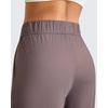 image:imageG4Free ShiftReady Womens Casual Pants with Pockets Wide Leg Elastic Waist Pants StretchTaupe