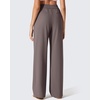 image:imageG4Free ShiftReady Womens Wide Leg Yoga Dress Pants with Pockets High Waisted Work Trousers Dressy CasualTaupe