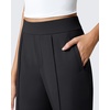 image:imageG4Free ShiftReady Womens Yoga Dress Pants with Pockets Wide Leg Work Pants High Waist Dressy Casual TrousersBlack