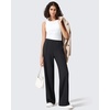 image:imageG4Free ShiftReady Womens Yoga Dress Pants with Pockets Wide Leg Work Pants High Waist Dressy Casual TrousersBlack