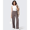 image:imageG4Free ShiftReady Womens Yoga Dress Pants with Pockets Wide Leg Work Pants High Waist Dressy Casual TrousersTaupe