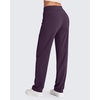 image:imageG4Free ShiftReady Yoga Pants Women High Waist Dress Work Pants with Pockets Straight Leg Business Casual Trousers 283032Grape Purple