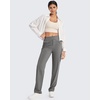 image:imageG4Free ShiftReady Yoga Pants Women High Waist Dress Work Pants with Pockets Straight Leg Business Casual Trousers 283032Mocha Brown