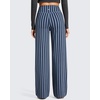 image:imageG4Free Wide Leg Pants for Women Loose Yoga Pants with Pockets PetiteRegularTall Stretch Casual Lounge PantsNavy Stripe
