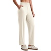 image:imageG4Free ShiftReady Womens Ankle Dress Yoga Pants with Pockets Stretchy Business Casual Slacks Work Trousers Travel PantIvory