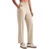 image:imageG4Free ShiftReady Womens Ankle Dress Yoga Pants with Pockets Stretchy Business Casual Slacks Work Trousers Travel PantLight Khaki