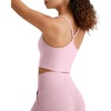 image:imageG4Free BareFeel Womens Sports Bra Padded Square Neck Adjustable Spaghetti Straps Y Back Gym Casual YogaBlush