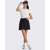 image:imageG4Free Smoofit Modal Soft A Line Skirts for Women  15 Elastic Wasitband Summer Casual Lounge Skirt with 2 Side PocketsBlack