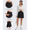image:imageG4Free Smoofit Modal Soft A Line Skirts for Women  15 Elastic Wasitband Summer Casual Lounge Skirt with 2 Side PocketsBlack