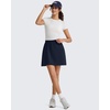 image:imageG4Free Smoofit Modal Soft A Line Skirts for Women  15 Elastic Wasitband Summer Casual Lounge Skirt with 2 Side PocketsDark Navy