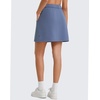 image:imageG4Free Smoofit Modal Soft A Line Skirts for Women  15 Elastic Wasitband Summer Casual Lounge Skirt with 2 Side PocketsDenim Blue