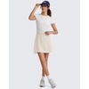 image:imageG4Free Smoofit Modal Soft A Line Skirts for Women  15 Elastic Wasitband Summer Casual Lounge Skirt with 2 Side PocketsIvory