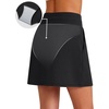 image:imageG4Free Smoofit Modal Soft Skirts for Women  151719 ALine Drawstring Summer Casual Skirt with PocketsBlack