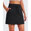 image:imageG4Free Smoofit Modal Soft Skirts for Women  151719 ALine Drawstring Summer Casual Skirt with PocketsBlack