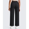 image:imageG4Free Smoofit Modal Soft Wide Leg Pants for Women Elastic Waist 78 Length Ankle Casual Dressy SweatpantsBlack