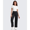 image:imageG4Free Smoofit Modal Soft Wide Leg Pants for Women Elastic Waist 78 Length Ankle Casual Dressy SweatpantsBlack