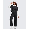 image:imageG4Free Smoofit Modal Soft Wide Leg Pants for Women Elastic Waist 78 Length Ankle Casual Dressy SweatpantsBlack