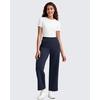 image:imageG4Free Smoofit Modal Soft Wide Leg Pants for Women Elastic Waist 78 Length Ankle Casual Dressy SweatpantsDark Blue