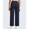 image:imageG4Free Smoofit Modal Soft Wide Leg Pants for Women Elastic Waist 78 Length Ankle Casual Dressy SweatpantsDark Blue