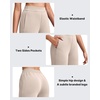 image:imageG4Free Smoofit Modal Soft Wide Leg Pants for Women Elastic Waist 78 Length Ankle Casual Dressy SweatpantsLight Khaki