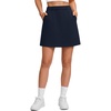 image:imageG4Free Smoofit Modal Soft A Line Skirts for Women  15 Elastic Wasitband Summer Casual Lounge Skirt with 2 Side PocketsDark Navy