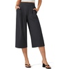 image:imageG4Free ShiftReady Shorts for Women Dressy Casual 718  High Waisted Wide Leg Pleated Shorts with PocketsBlack