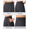 image:imageG4Free ShiftReady Shorts for Women Dressy Casual 718  High Waisted Wide Leg Pleated Shorts with PocketsBlack