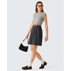 image:imageG4Free ShiftReady Shorts for Women Dressy Casual 718  High Waisted Wide Leg Pleated Shorts with PocketsBlack