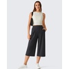 image:imageG4Free ShiftReady Shorts for Women Dressy Casual 718  High Waisted Wide Leg Pleated Shorts with PocketsBlack