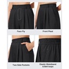 image:imageG4Free ShiftReady Shorts for Women Dressy Casual 718  High Waisted Wide Leg Pleated Shorts with PocketsBlack Pinstripe
