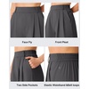 image:imageG4Free ShiftReady Shorts for Women Dressy Casual 718  High Waisted Wide Leg Pleated Shorts with PocketsDark Gray