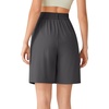 image:imageG4Free ShiftReady Shorts for Women Dressy Casual 718  High Waisted Wide Leg Pleated Shorts with PocketsDark Gray