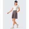 image:imageG4Free ShiftReady Shorts for Women Dressy Casual 718  High Waisted Wide Leg Pleated Shorts with PocketsTaupe